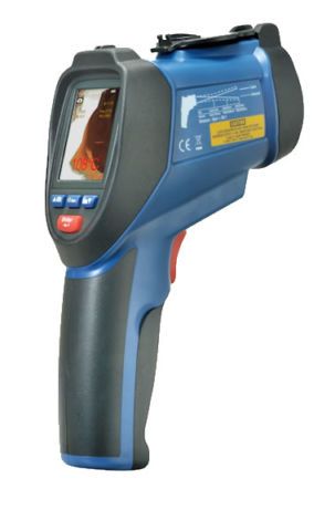 8-14 µm documenting portable infrared thermometer with camera imaging