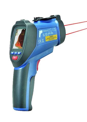 8-14 µm documenting portable infrared thermometer with camera imaging