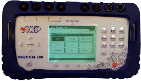 MEGOHM 200 (1) - AOIP, Instrumentation de test et mesure, contrôle moteur