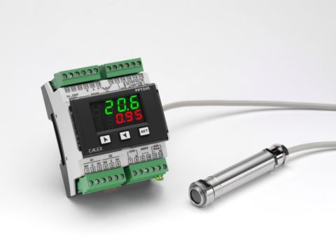 8-14 µm infrared process sensor, DigiMax option for manual adjustment of emissivity